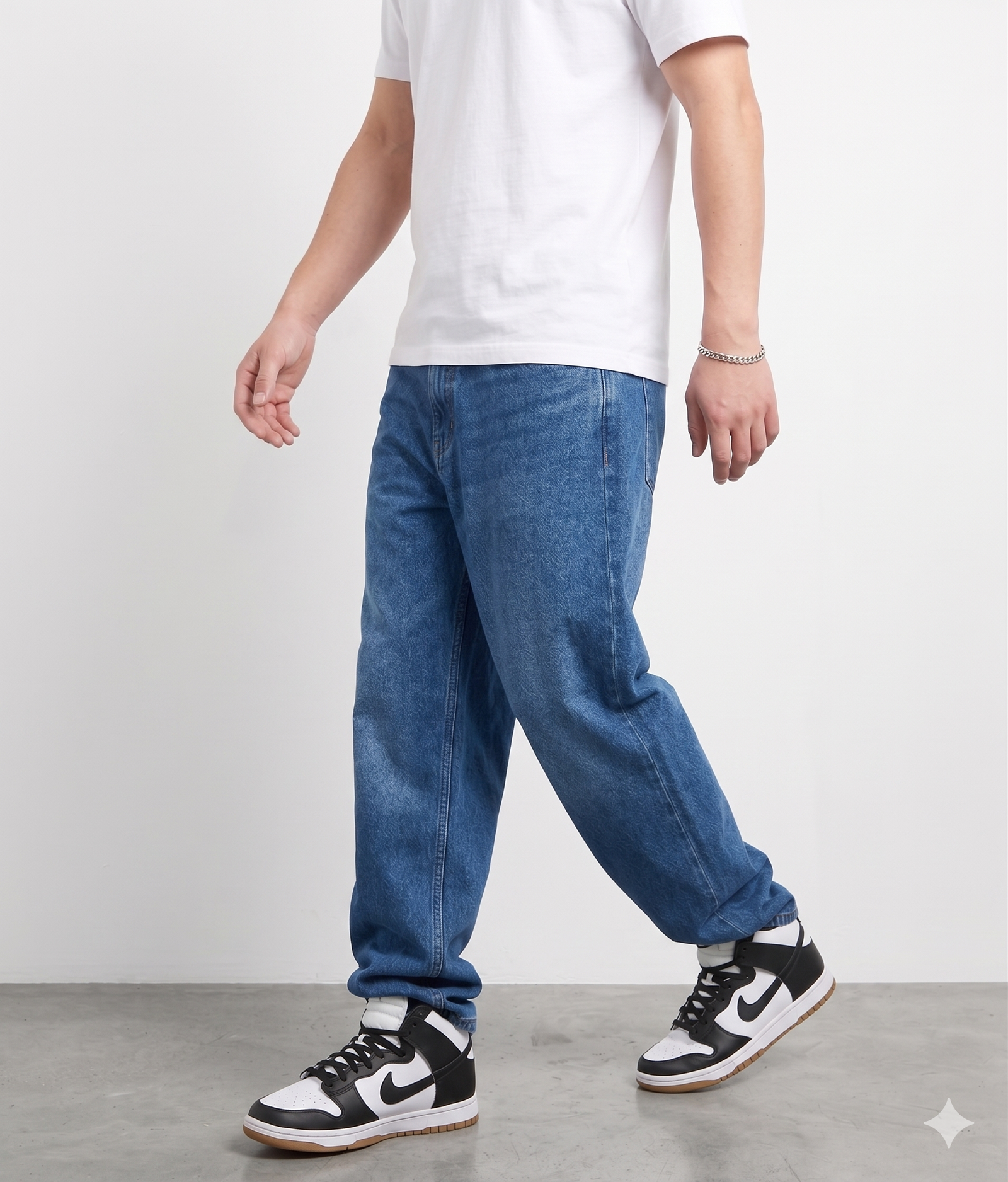 Blue Baggy Jeans - Image 2