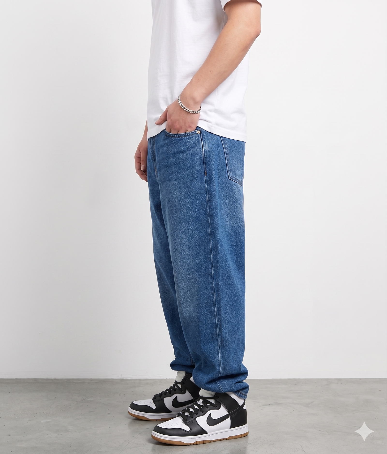 Blue Baggy Jeans - Image 3